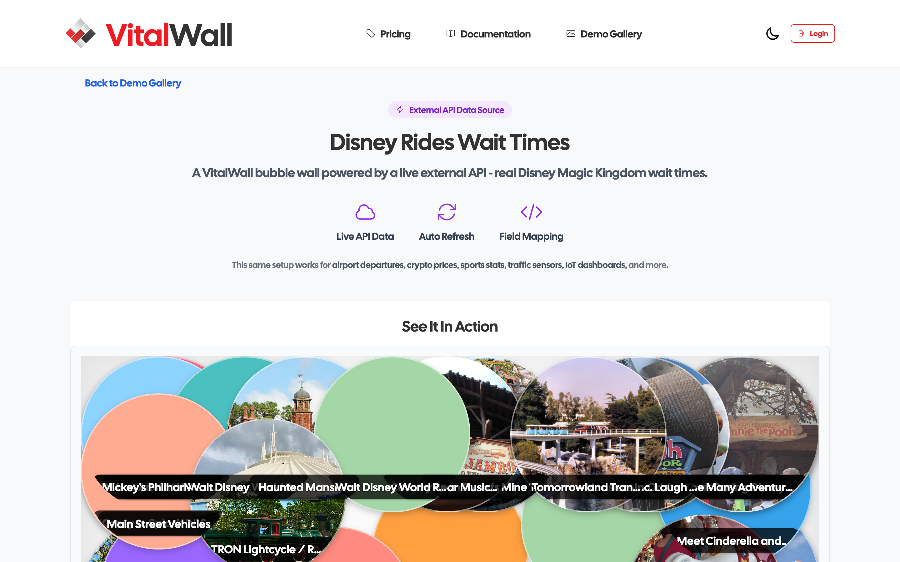 Live Theme Park Wait Times